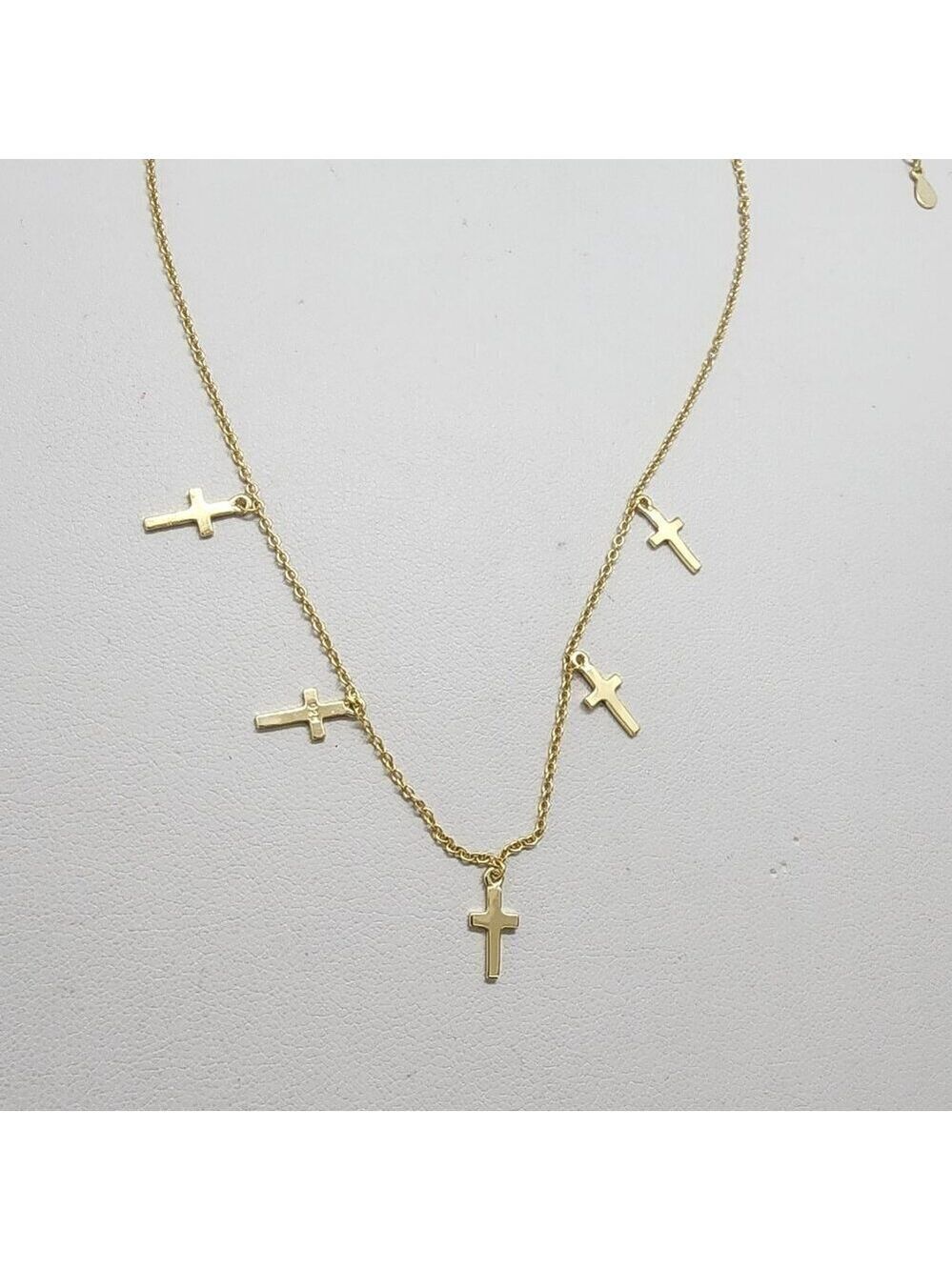 Brand New Sterling Silver 925 Multi Cross Necklace - Picture 4 of 5